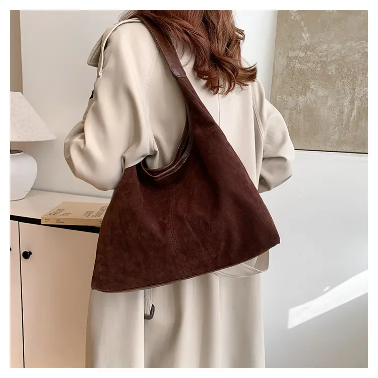 Women Retro Cross-Border Shoulder Bag Brown 2026 — feature 11