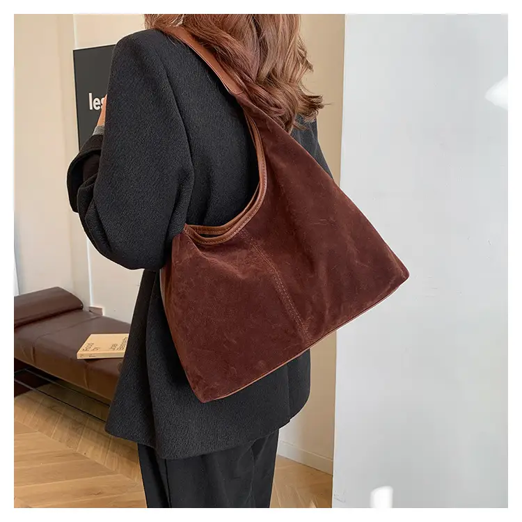 Women Retro Cross-Border Shoulder Bag Brown 2026 — feature 15
