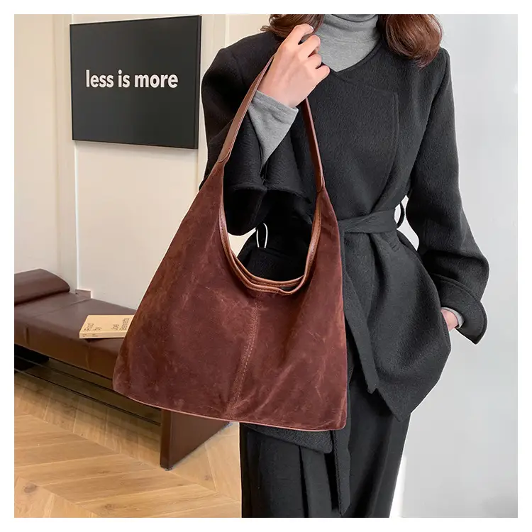 Women Retro Cross-Border Shoulder Bag Brown 2026 — feature 16