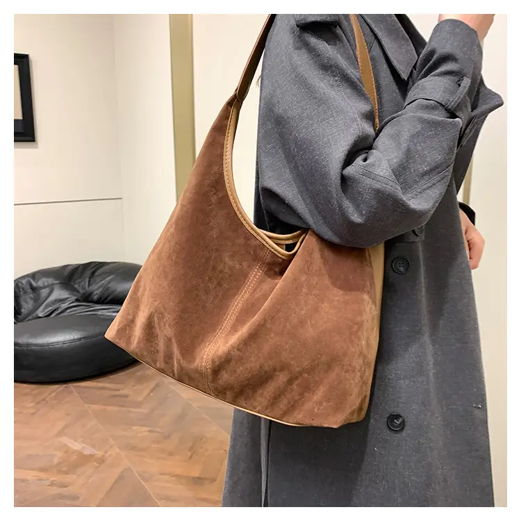 Women Retro Cross-Border Shoulder Bag Brown 2026 — feature 22