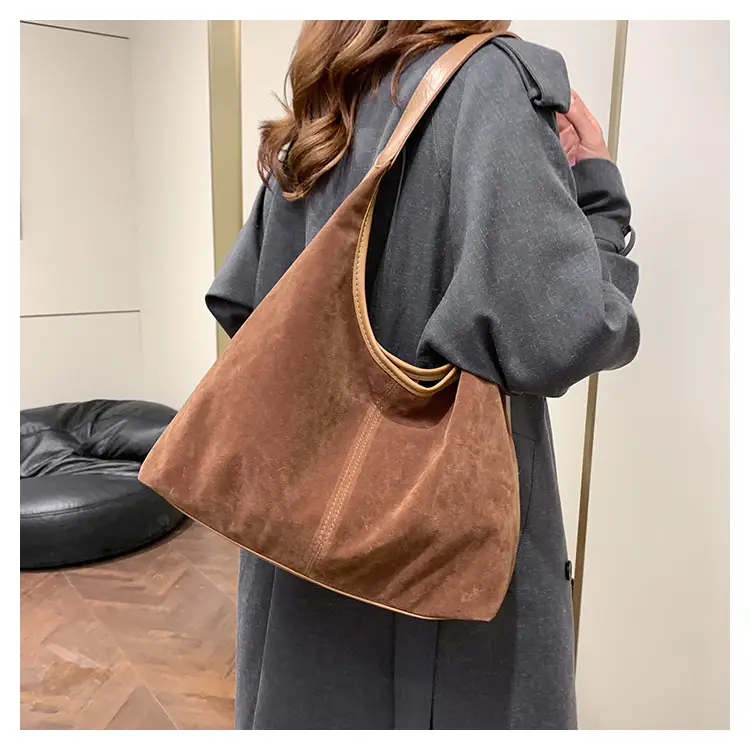 Women Retro Cross-Border Shoulder Bag Brown 2026 — feature 23