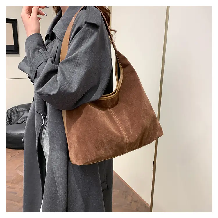Women Retro Cross-Border Shoulder Bag Brown 2026 — feature 24