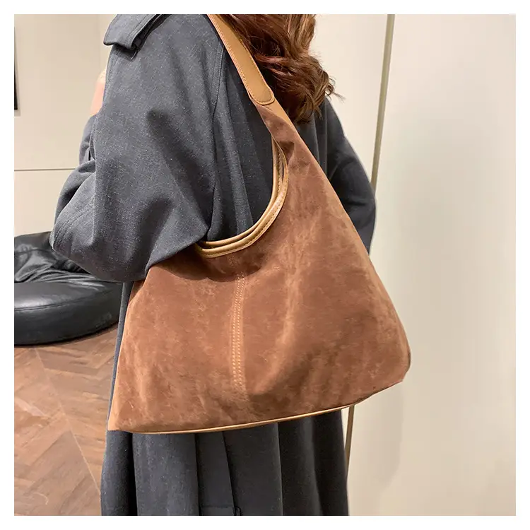 Women Retro Cross-Border Shoulder Bag Brown 2026 — feature 25