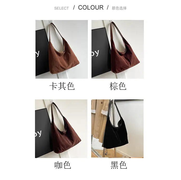 Women Retro Cross-Border Shoulder Bag Brown 2026 — feature 3