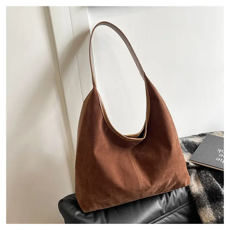 Women Retro Cross-Border Shoulder Bag Brown 2026 — feature 32