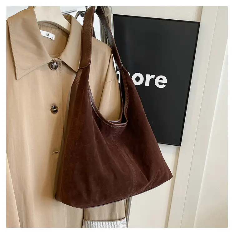 Women Retro Cross-Border Shoulder Bag Brown 2026 — feature 36