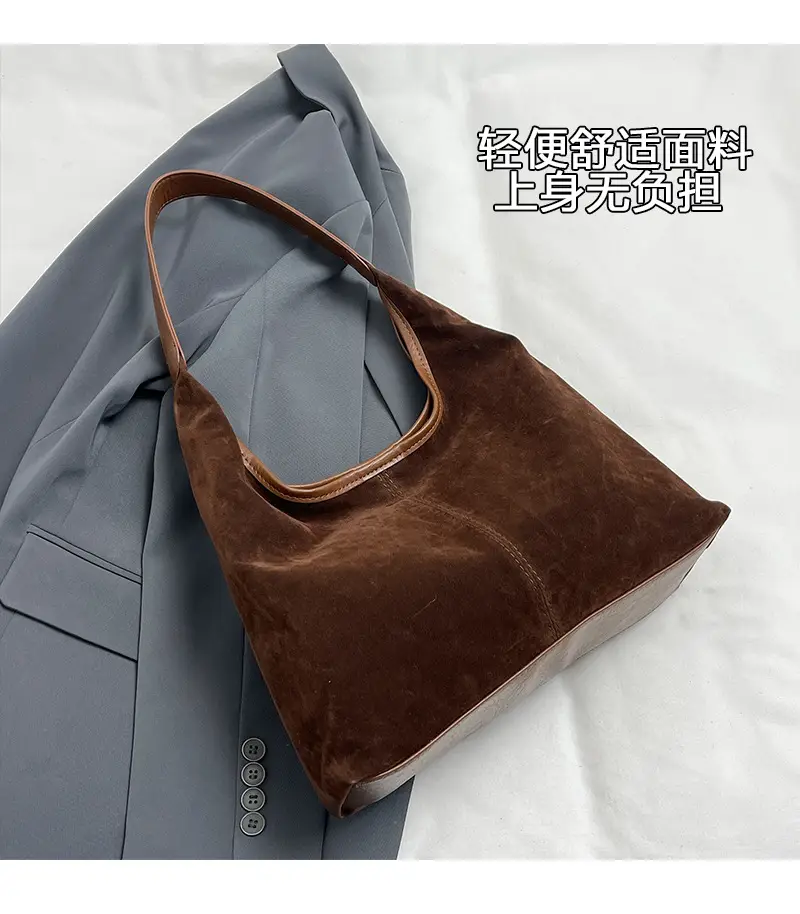 Women Retro Cross-Border Shoulder Bag Brown 2026 — feature 4