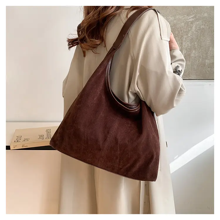 Women Retro Cross-Border Shoulder Bag Brown 2026 — feature 9