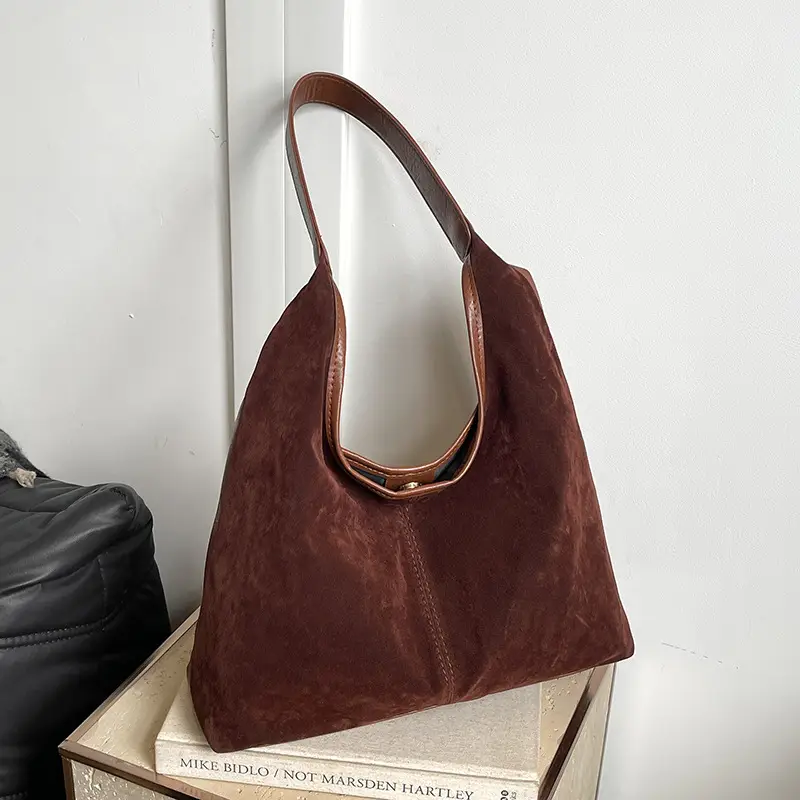 Women Retro Cross-Border Shoulder Bag Brown 2026 - Image 2