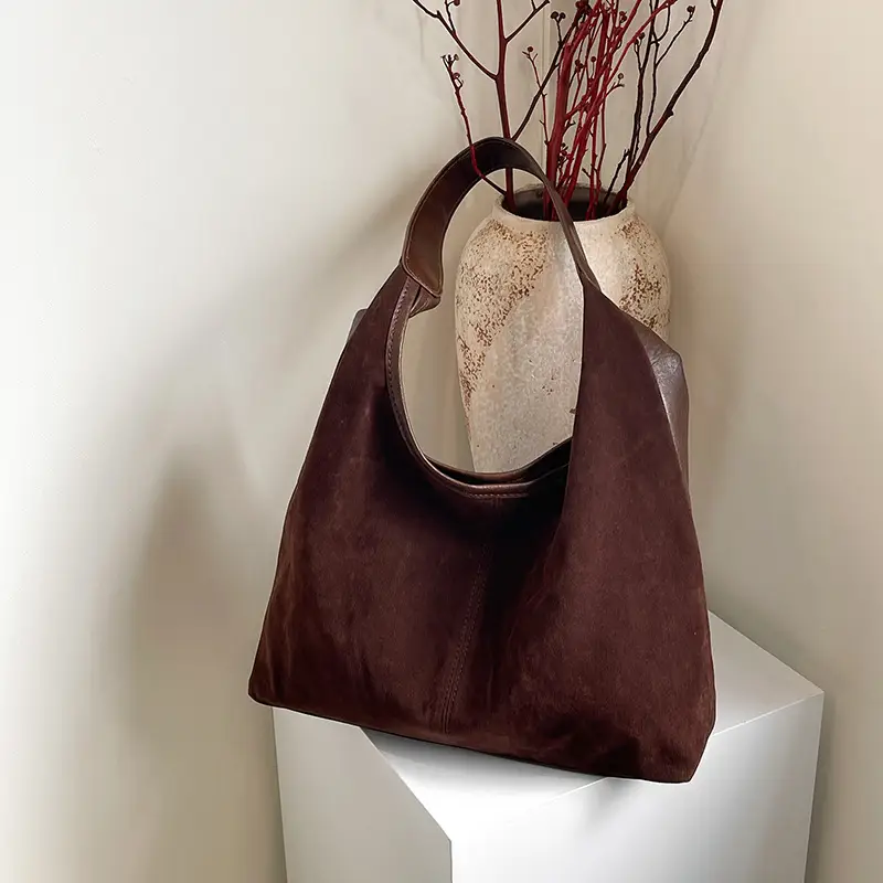 Women Retro Cross-Border Shoulder Bag Brown 2026 - Image 3