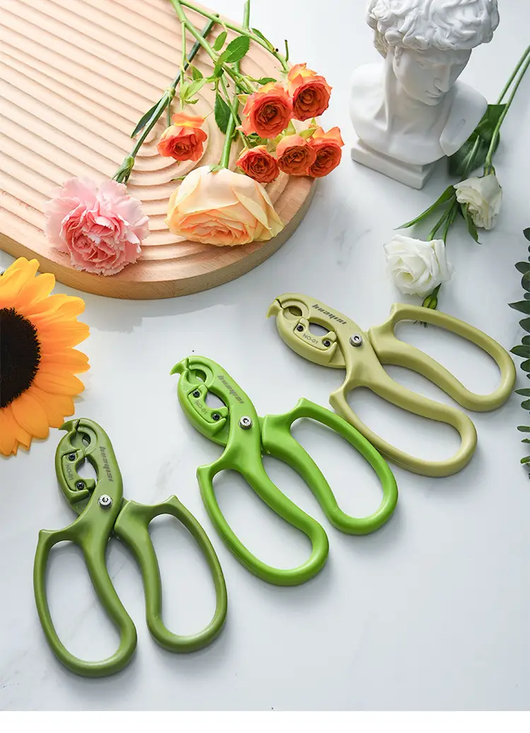 Multi-functional flower shop pruning leaves pruning flower arrangement flower cultivation can be changed blade multi-functional flower scissors — feature 19