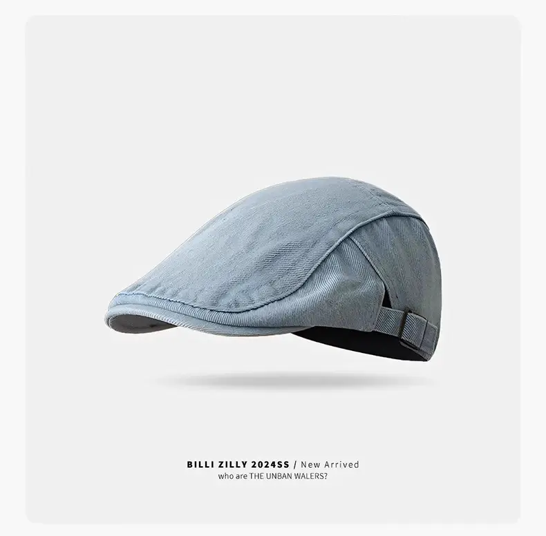 Women's Brown Forward Cap Autumn Winter Breathable Vintage Ins — feature 19
