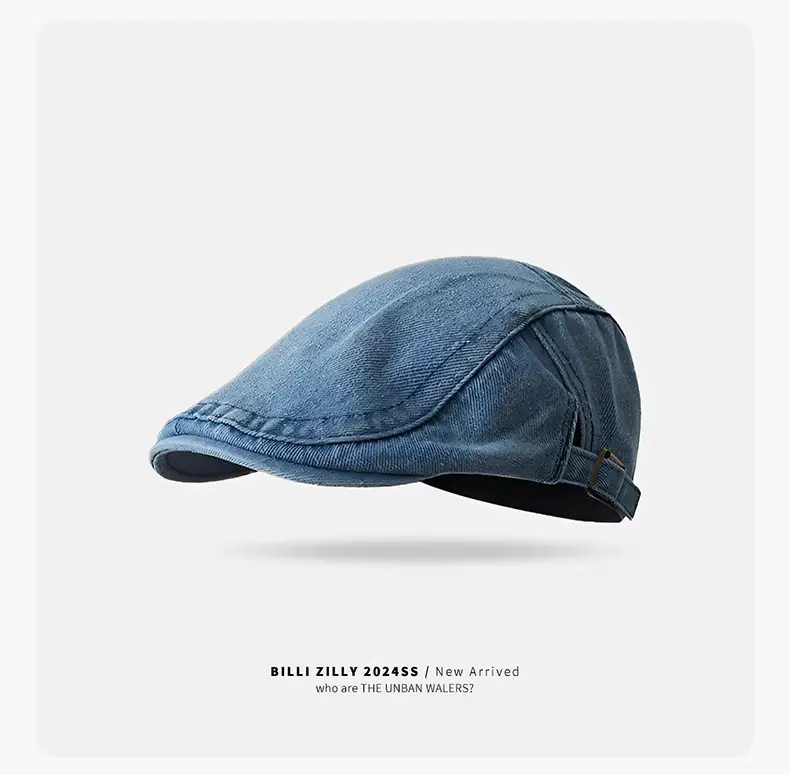 Women's Brown Forward Cap Autumn Winter Breathable Vintage Ins — feature 20
