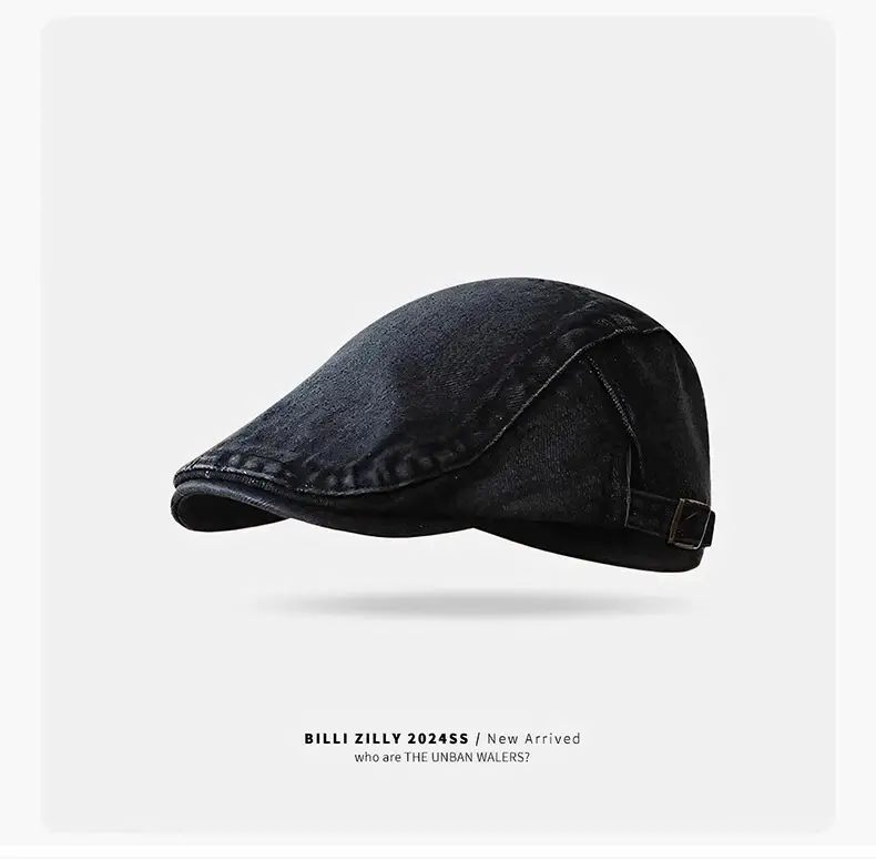 Women's Brown Forward Cap Autumn Winter Breathable Vintage Ins — feature 21