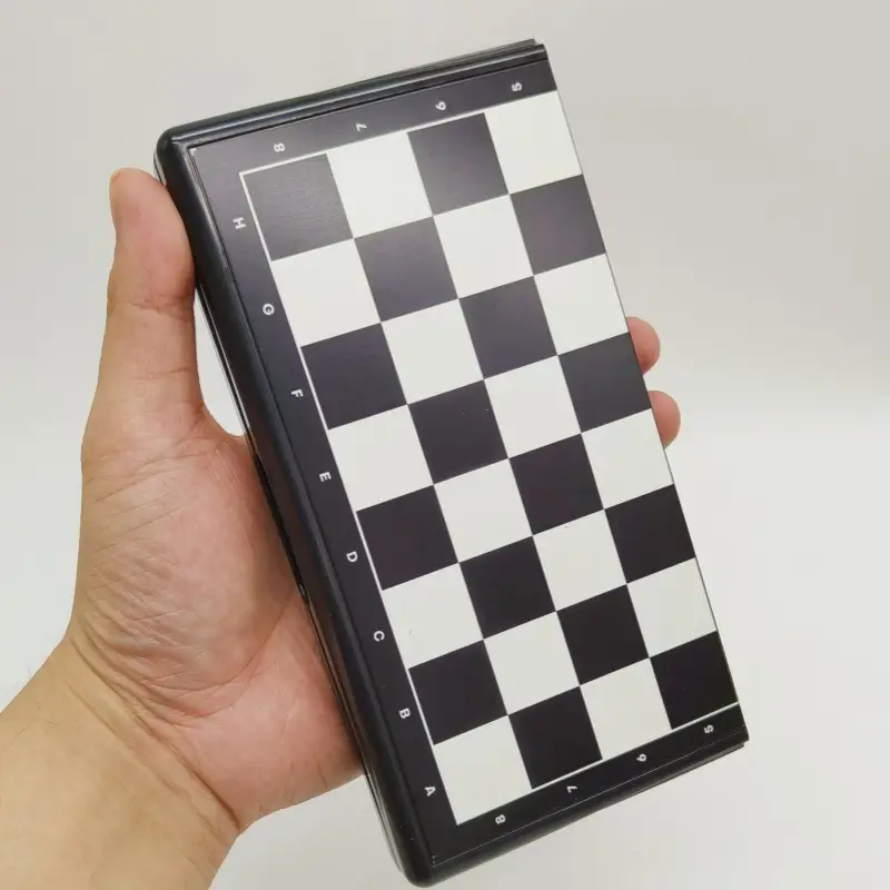 Mini Chess Adult Children Foldable Magnetic Portable International Travel Portable Compact Chess