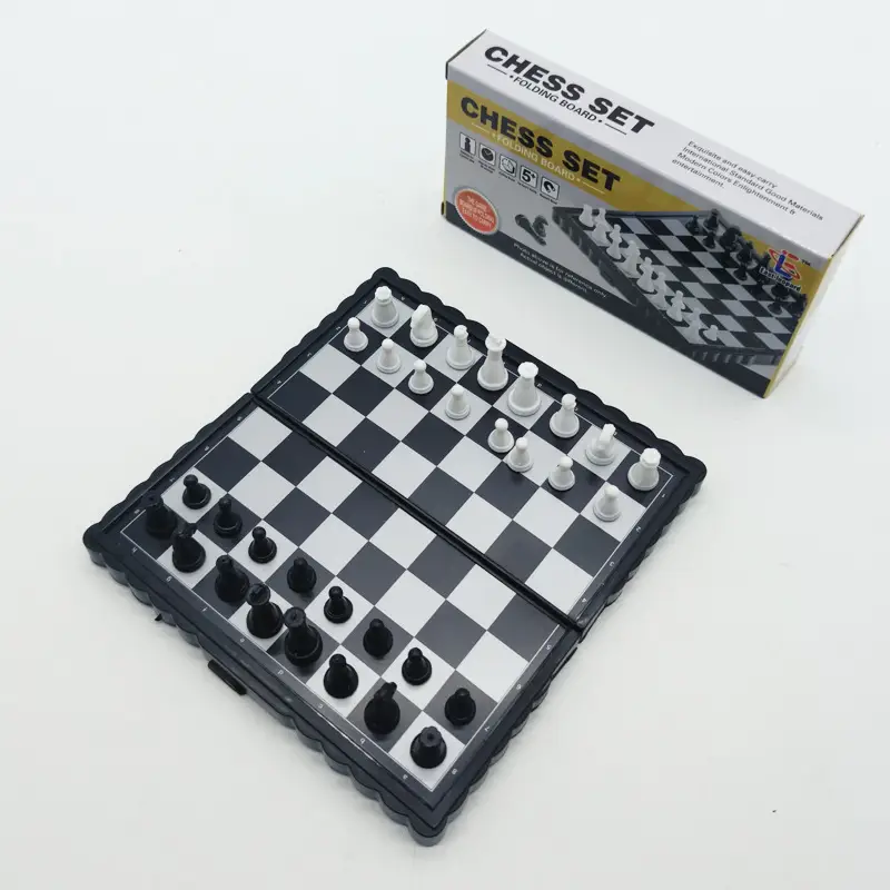 Mini Chess Adult Children Foldable Magnetic Portable International Travel Portable Compact Chess — feature 13