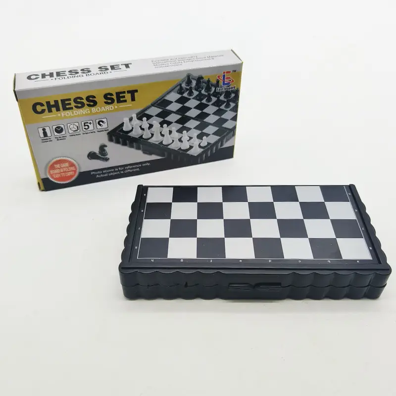 Mini Chess Adult Children Foldable Magnetic Portable International Travel Portable Compact Chess — feature 14