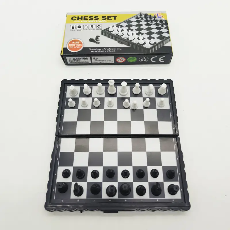 Mini Chess Adult Children Foldable Magnetic Portable International Travel Portable Compact Chess — feature 16