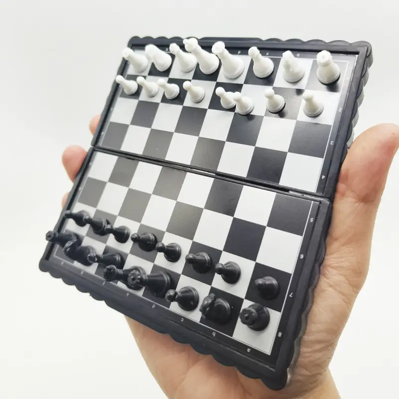 Mini Chess Adult Children Foldable Magnetic Portable International Travel Portable Compact Chess — feature 17