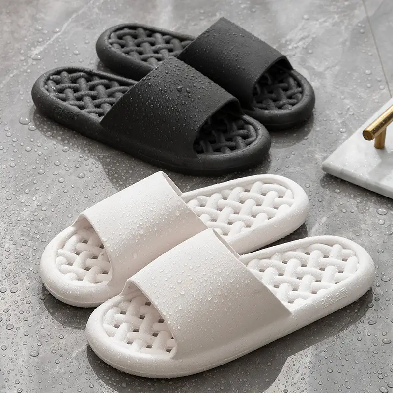 Water-Draining Slippers for Women, Quick-Drying Non-Slip Home Slippers with Hollow Design, Breathable Indoor Slippers for Men - Image 8