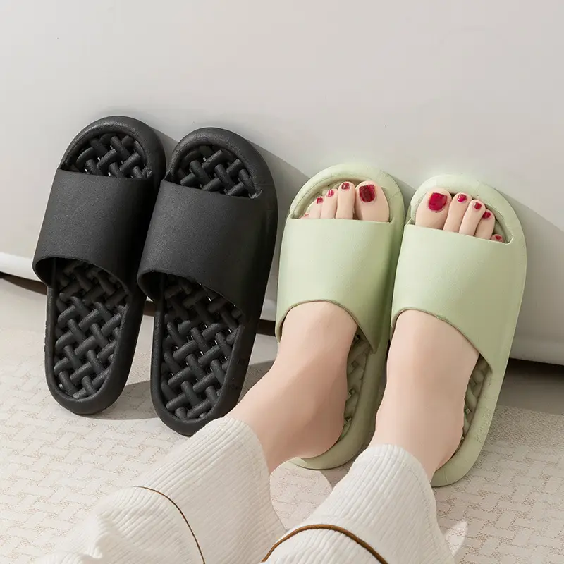 Water-Draining Slippers for Women, Quick-Drying Non-Slip Home Slippers with Hollow Design, Breathable Indoor Slippers for Men - Image 10