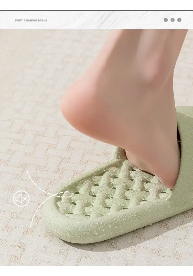 Water-Draining Slippers for Women, Quick-Drying Non-Slip Home Slippers with Hollow Design, Breathable Indoor Slippers for Men — feature 10