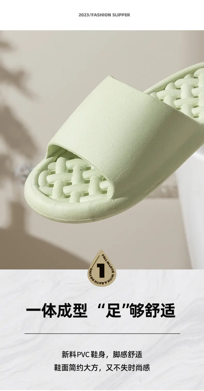 Water-Draining Slippers for Women, Quick-Drying Non-Slip Home Slippers with Hollow Design, Breathable Indoor Slippers for Men — feature 3