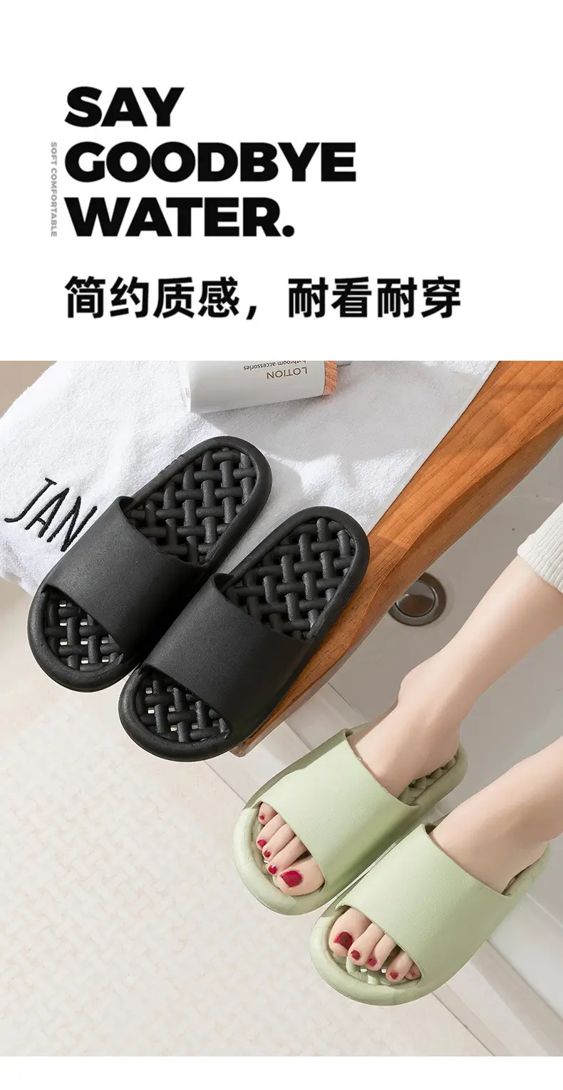 Water-Draining Slippers for Women, Quick-Drying Non-Slip Home Slippers with Hollow Design, Breathable Indoor Slippers for Men — feature 5