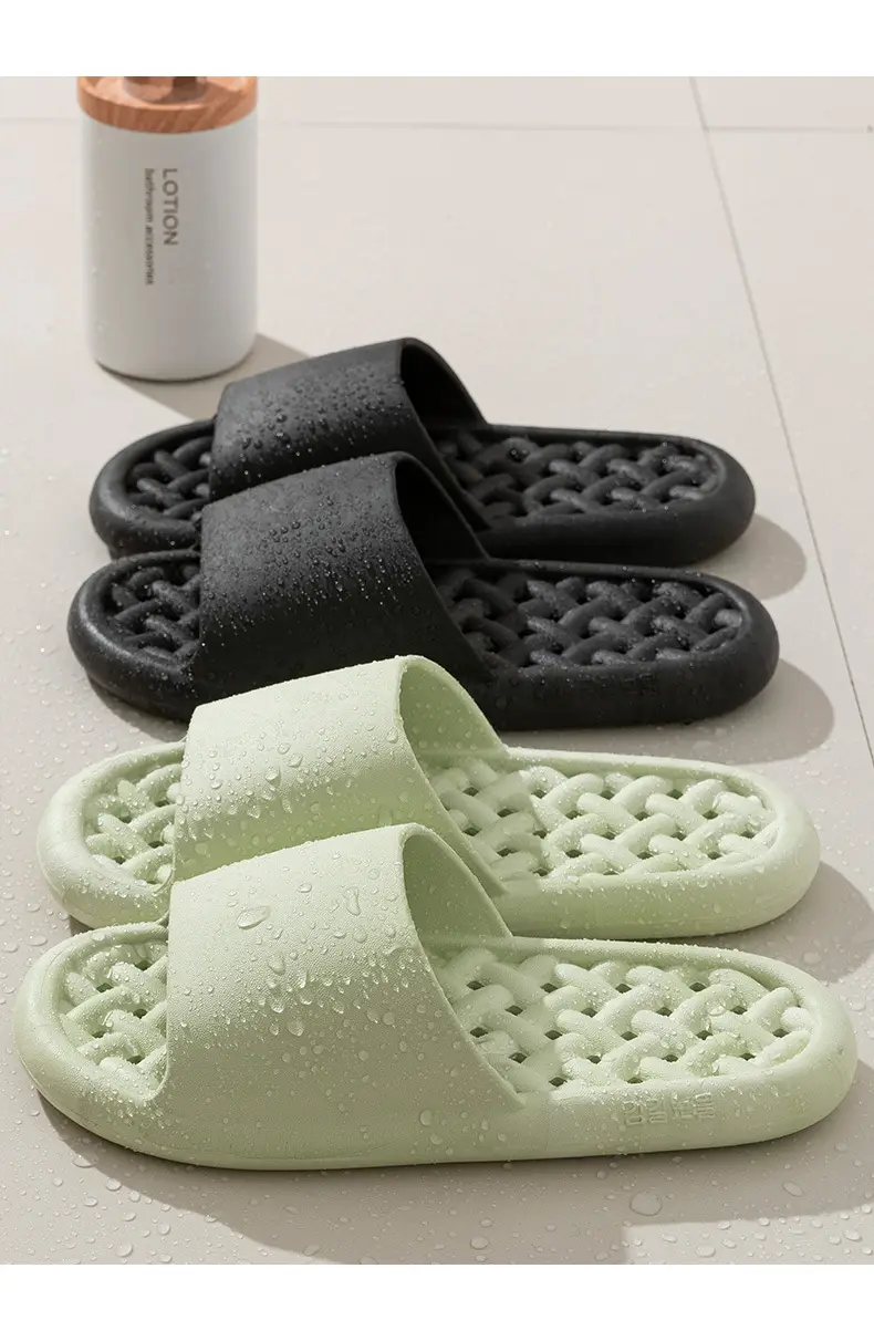 Water-Draining Slippers for Women, Quick-Drying Non-Slip Home Slippers with Hollow Design, Breathable Indoor Slippers for Men — feature 7