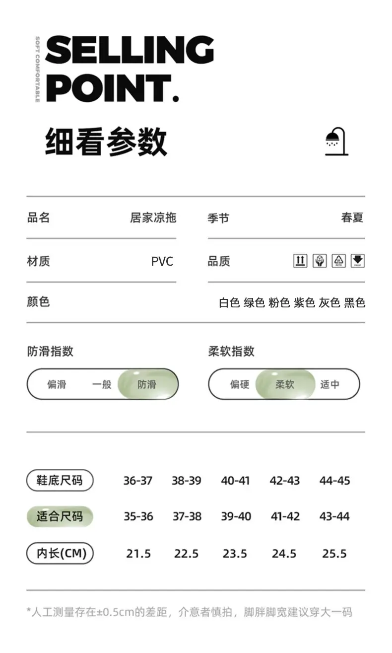Water-Draining Slippers for Women, Quick-Drying Non-Slip Home Slippers with Hollow Design, Breathable Indoor Slippers for Men — feature 8
