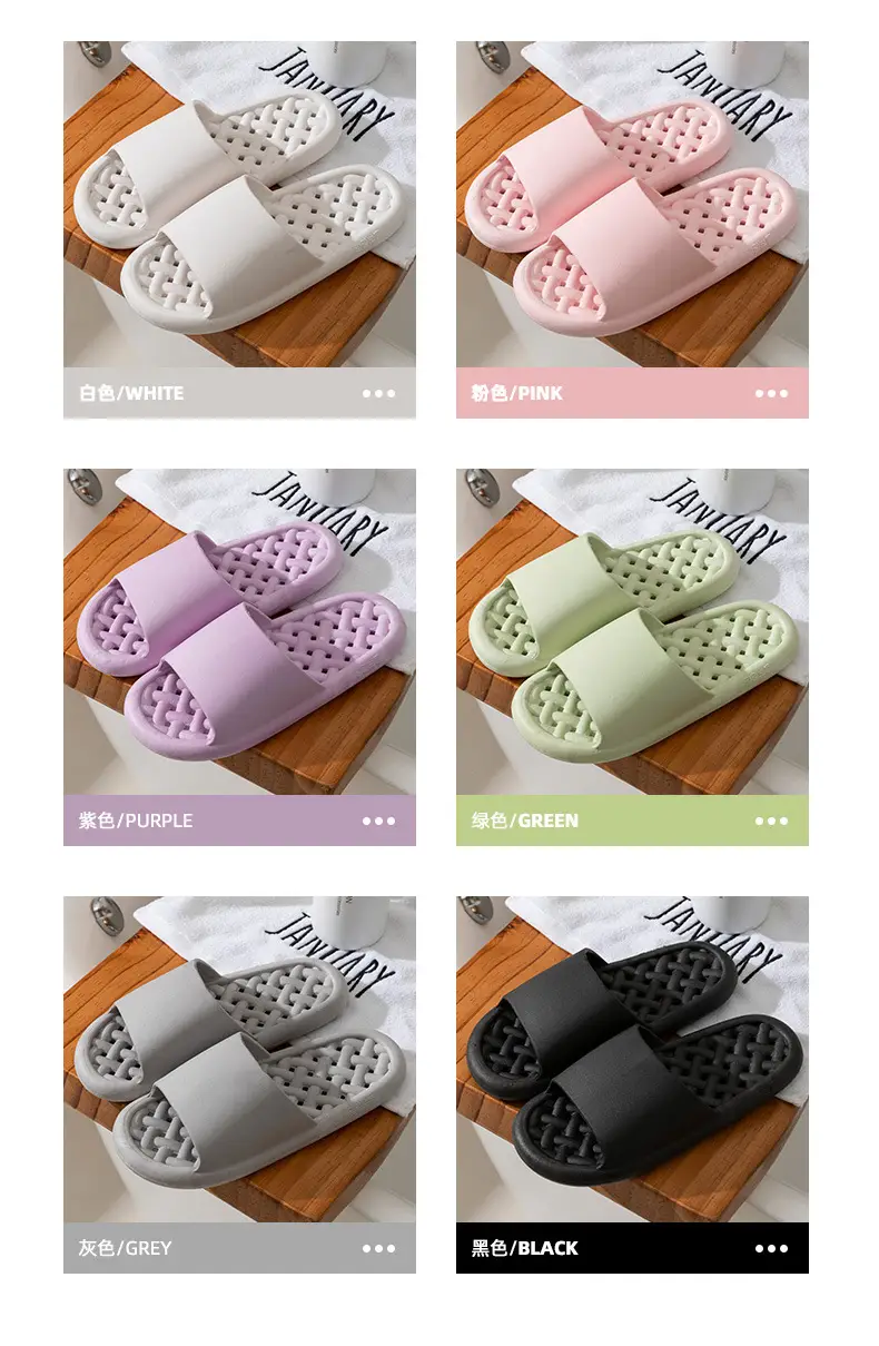 Water-Draining Slippers for Women, Quick-Drying Non-Slip Home Slippers with Hollow Design, Breathable Indoor Slippers for Men — feature 9