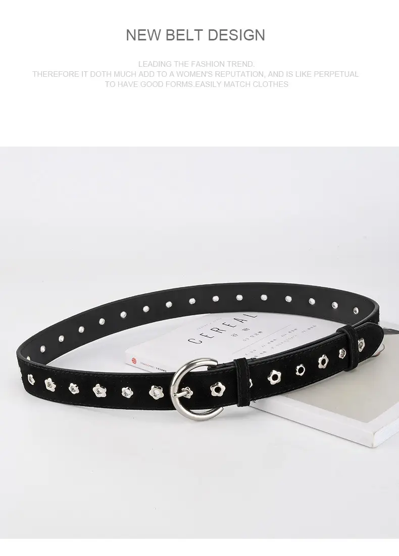 Purple Star Rivet Belt for Women — feature 12