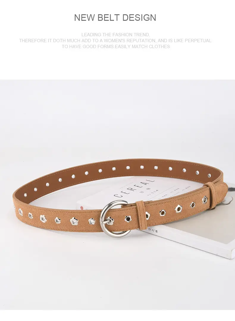 Purple Star Rivet Belt for Women — feature 15