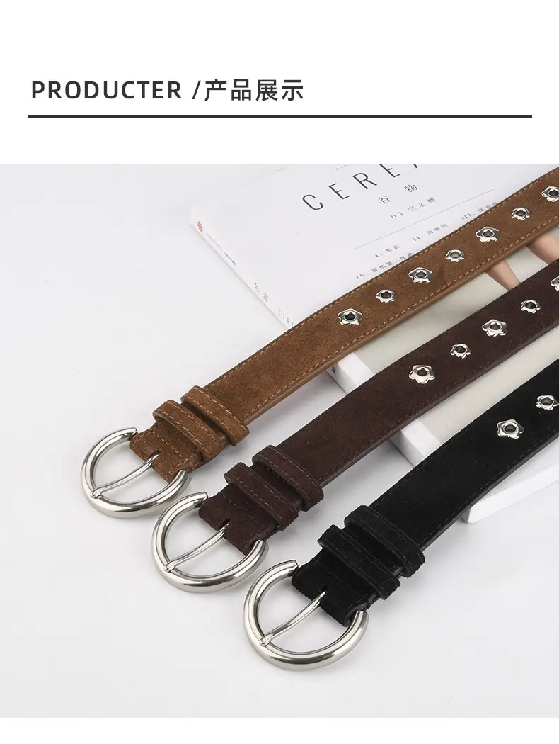 Purple Star Rivet Belt for Women — feature 9