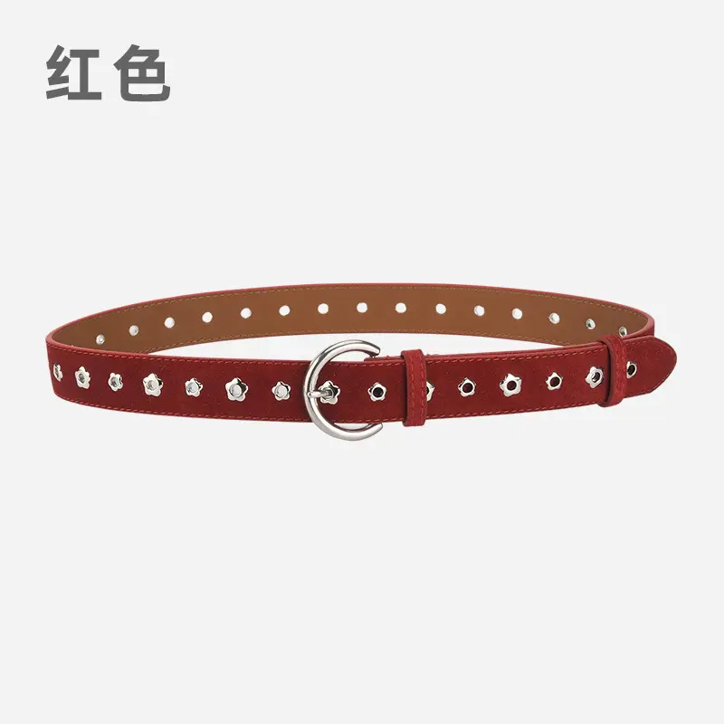 Purple Star Rivet Belt for Women - Image 2