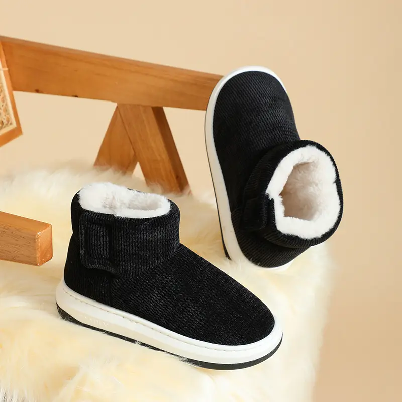 [Premium Selection] Old Beijing Style Cotton Shoes for Men and Women, Lined and Thickened for Comfort, Soft Sole, Non-Slip, Cold-Resistant, Slip-On
