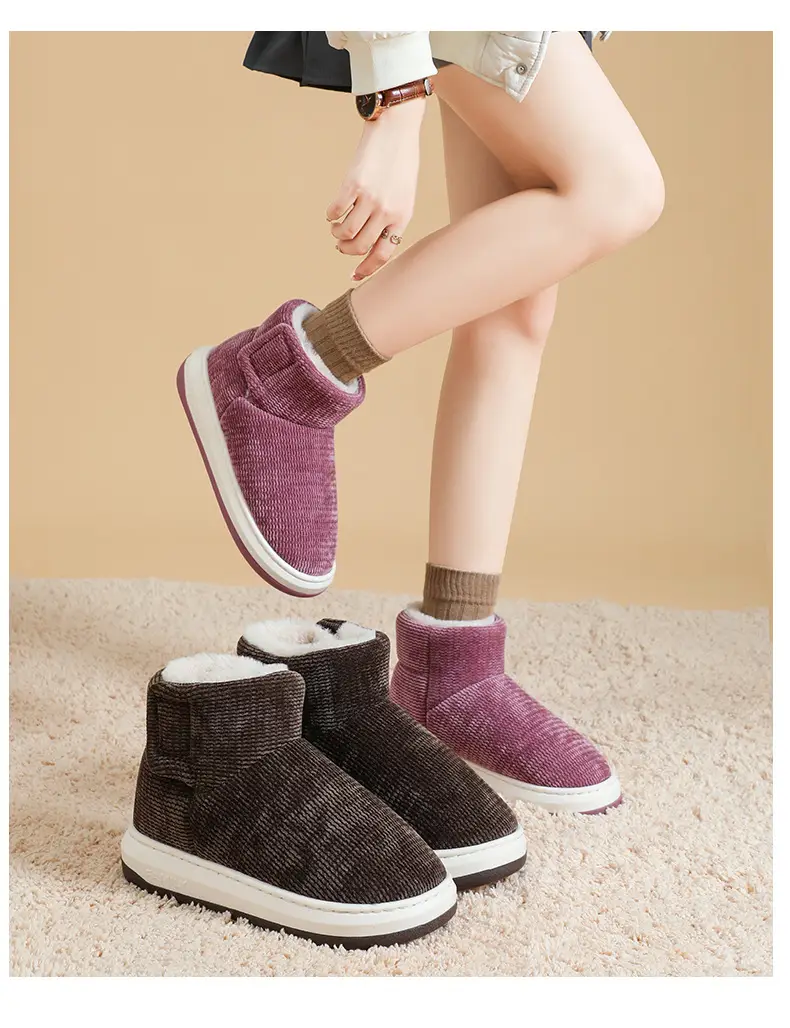 [Premium Selection] Old Beijing Style Cotton Shoes for Men and Women, Lined and Thickened for Comfort, Soft Sole, Non-Slip, Cold-Resistant, Slip-On — feature 29