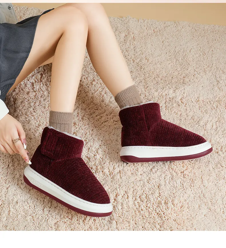 [Premium Selection] Old Beijing Style Cotton Shoes for Men and Women, Lined and Thickened for Comfort, Soft Sole, Non-Slip, Cold-Resistant, Slip-On — feature 32