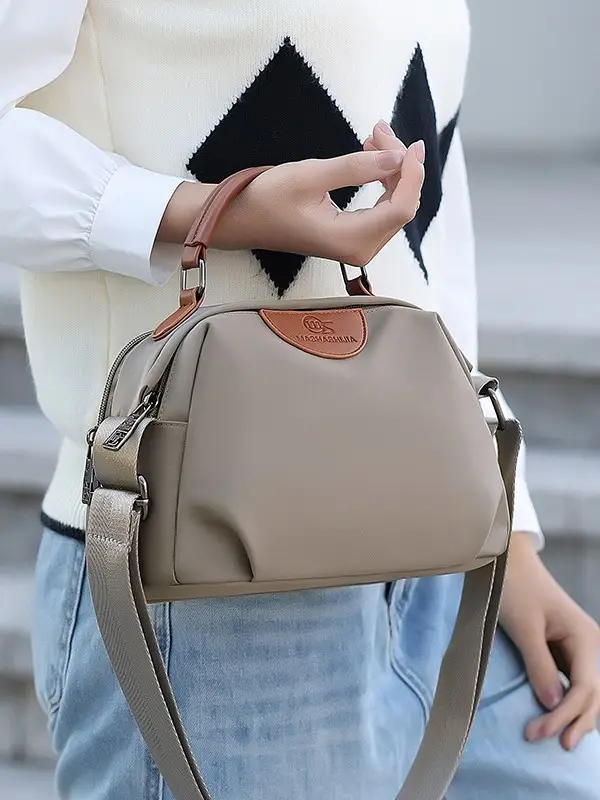 Women's Waterproof Oxford Handbag Large Capacity Multi-Layer - Image 7