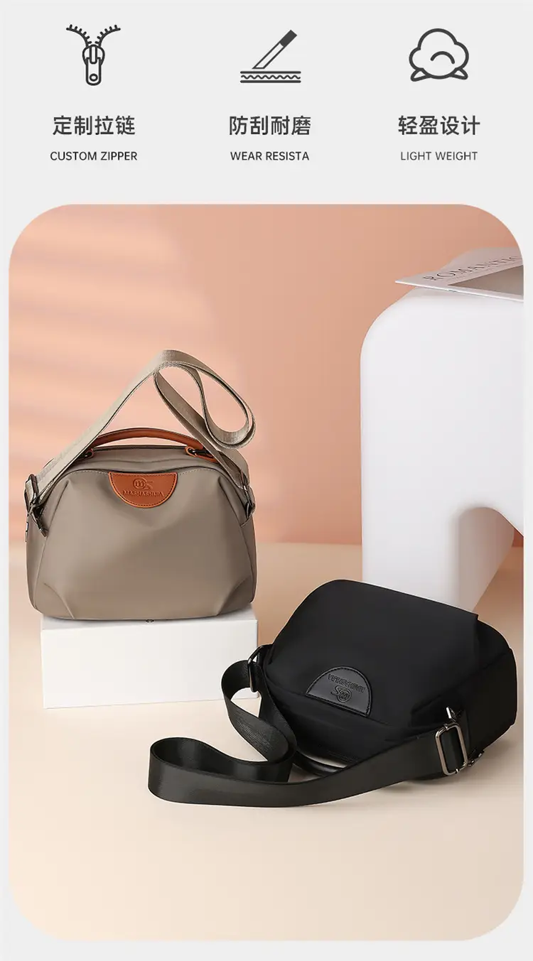 Women's Waterproof Oxford Handbag Large Capacity Multi-Layer — feature 2