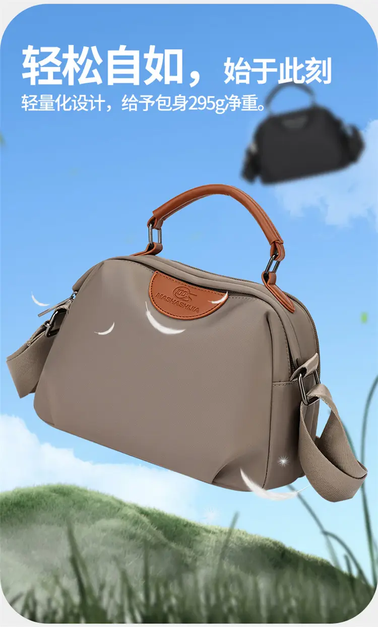 Women's Waterproof Oxford Handbag Large Capacity Multi-Layer — feature 5