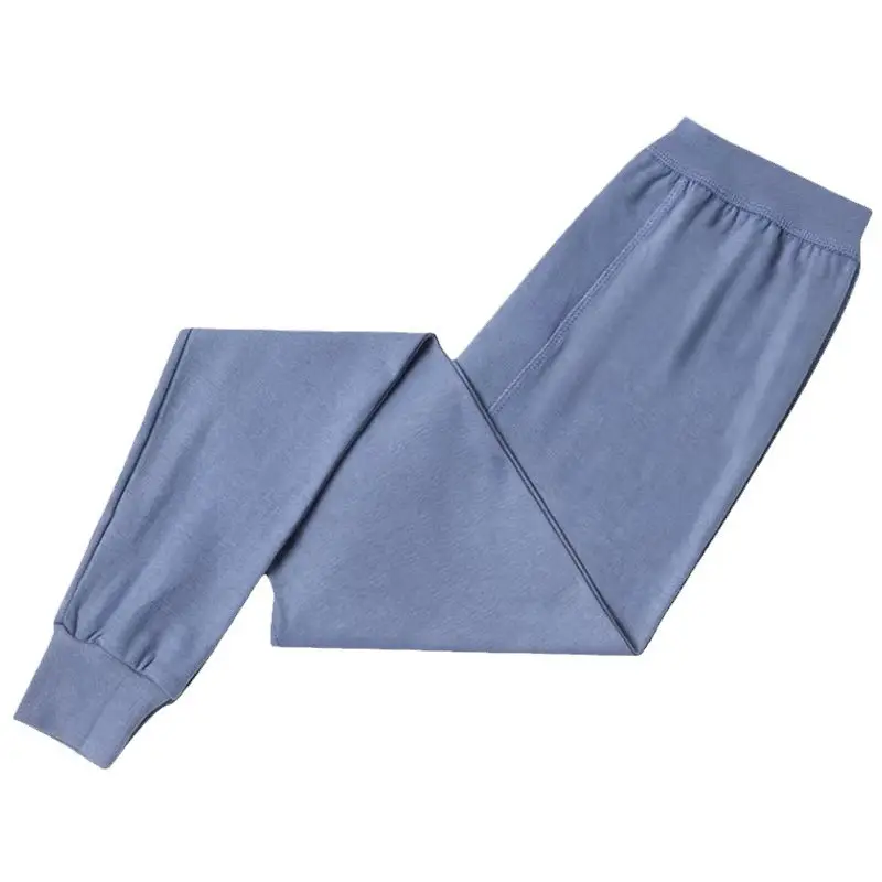 Cotton Men's Autumn Trousers Adult Autumn and Winter Loose plus size Plus Fertilizer High Waist Pants Cotton Wool Pants Warm Bottoming Pants