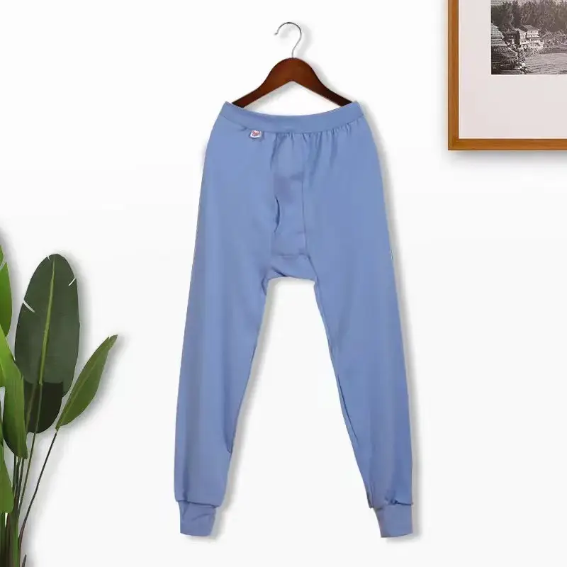 Cotton Men's Autumn Trousers Adult Autumn and Winter Loose plus size Plus Fertilizer High Waist Pants Cotton Wool Pants Warm Bottoming Pants — feature 14