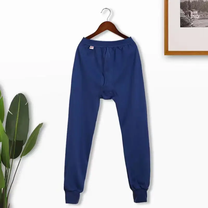 Cotton Men's Autumn Trousers Adult Autumn and Winter Loose plus size Plus Fertilizer High Waist Pants Cotton Wool Pants Warm Bottoming Pants — feature 15