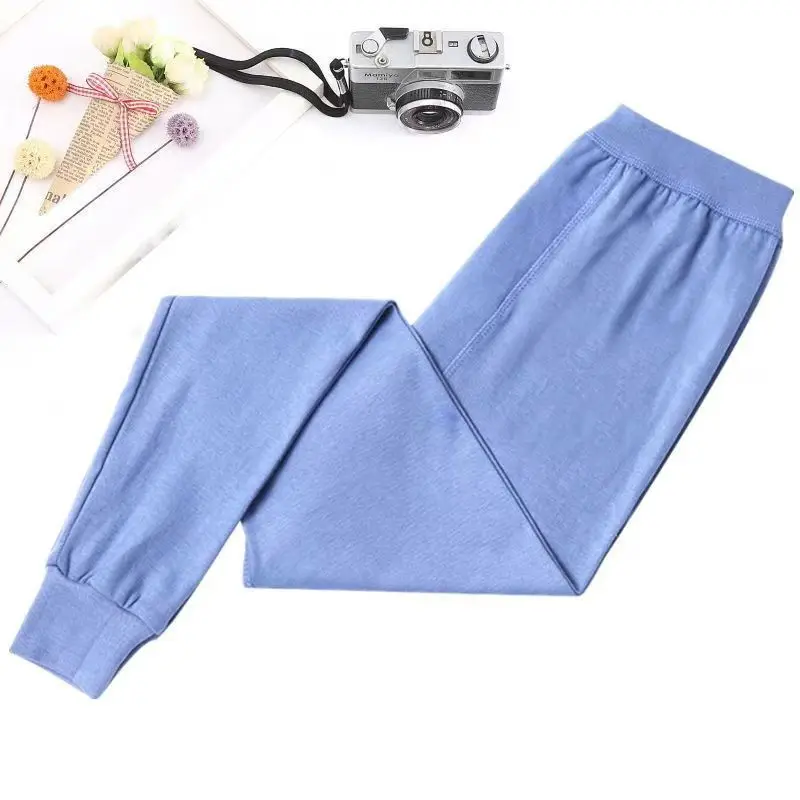 Cotton Men's Autumn Trousers Adult Autumn and Winter Loose plus size Plus Fertilizer High Waist Pants Cotton Wool Pants Warm Bottoming Pants