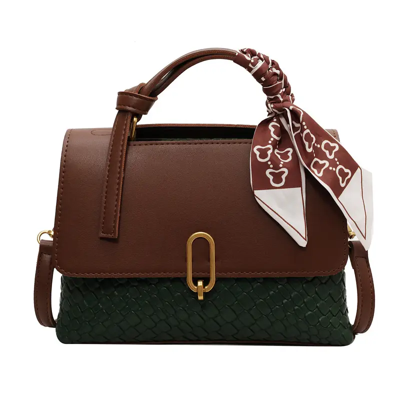 Women's Retro Brown Shoulder Messenger Bag 2023 - Image 3