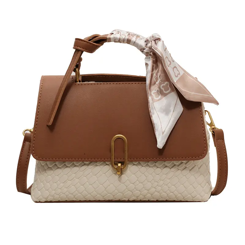 Women's Retro Brown Shoulder Messenger Bag 2023 - Image 4