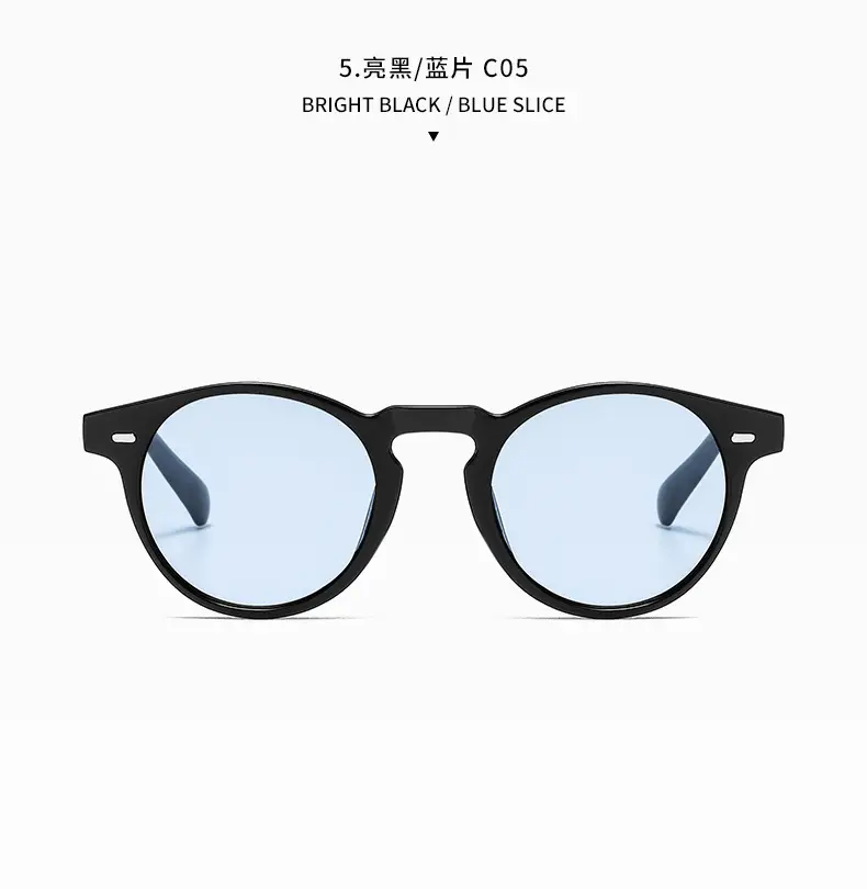Men's Orange Lens Sunglasses Black Small Frame — feature 14
