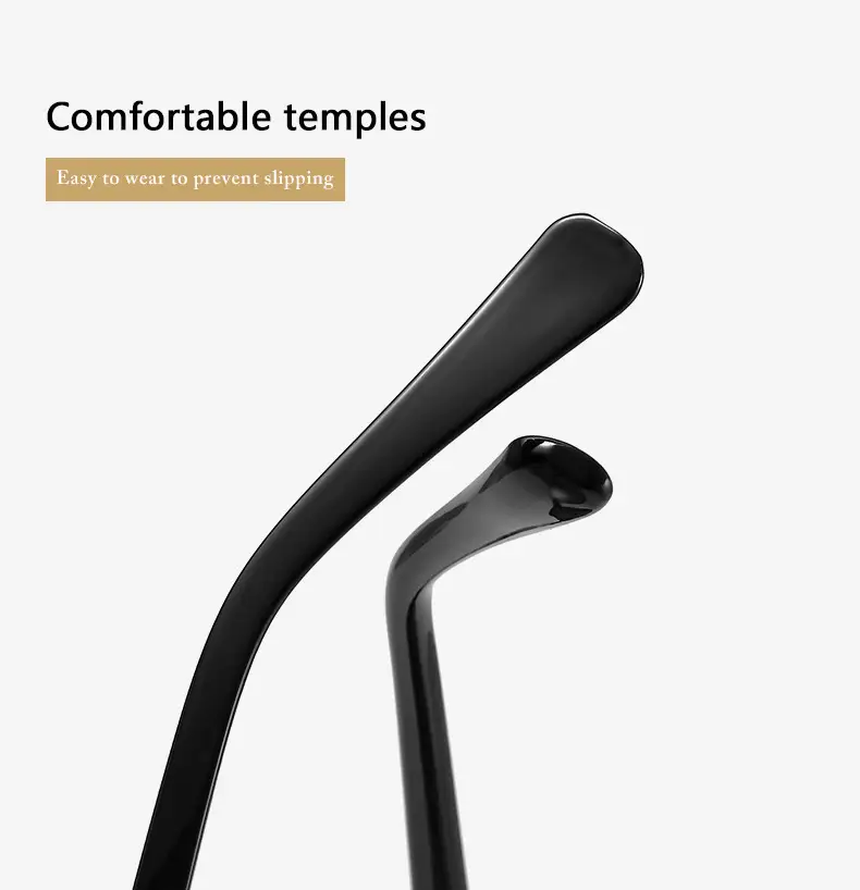 Men's Orange Lens Sunglasses Black Small Frame — feature 20