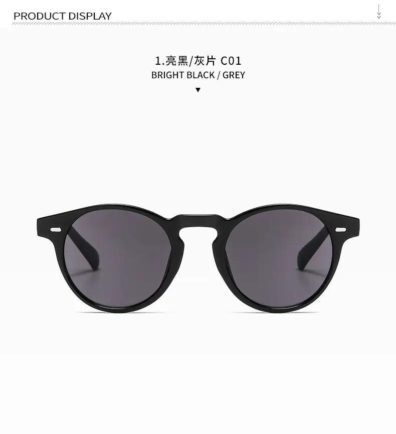 Men's Orange Lens Sunglasses Black Small Frame — feature 6